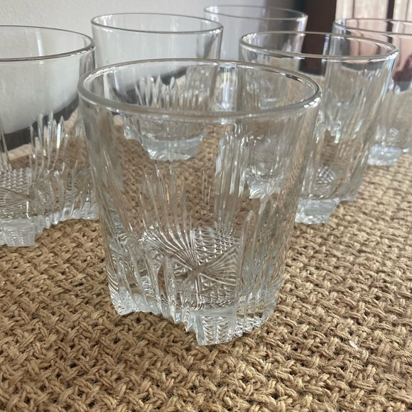(6) SET VINTAGE ITALIAN CRYSTAL WHISKEY SCOTCH GLASSES - Picture 6 of 14
